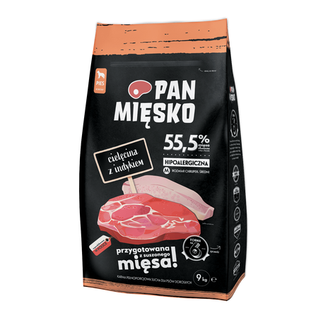 Pan Mięsko Cielęcina z indykiem M 9kg