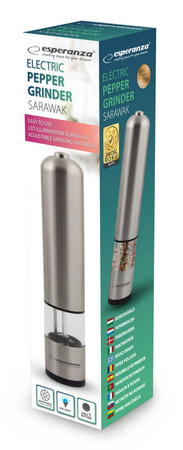 STALOWY MŁYNEK DO PRZYPRAW ESPERANZA