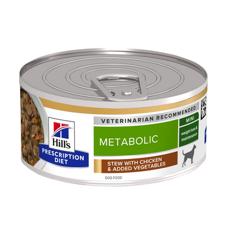 Hill's PD Canine Metabolic 12 kg + 2x Hill's PD Canine Metabolic Stews 156g GRATIS