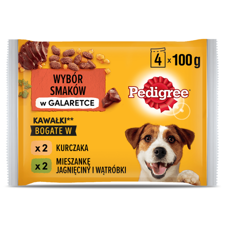 Pedigree Mix smaków w galaretce 4x 100g