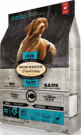 OBT Oven Baked Tradition Dog GRAIN-FREE Food Adult All Breed with Fish (z rybą) 2,27kg