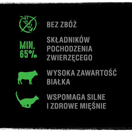 CRAVE saszetka 24x85g - pasztet z jagnięciną i wołowiną (pełnoporcjowa mokra karma bezzbożowa dla dorosłych kotów)