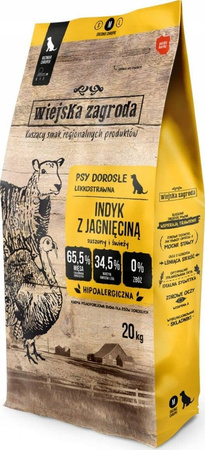 Wiejska Zagroda Indyk z jagnięciną 20kg