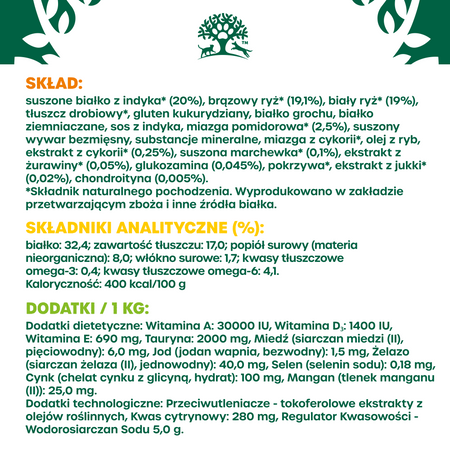 James Wellbeloved Senior 4 kg – sucha karma pełnoporcjowa dla starszych kotów >7 lat, bogata w indyka