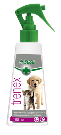 Trenex płyn ułatwiający naukę czystości dla szczeniąt i kociąt 100ml