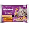 WHISKAS Adult saszetka 4 x 85 g Kremowe Wariacje - mokra karma pełnoporcjowa dla dorosłych kotów, w sosie (kawałki z: kurczakiem i warzywami, jagnięciną i indykiem)