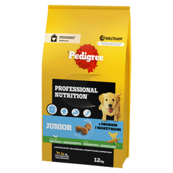 Pedigree Junior Professional Nutrition drób 12 kg