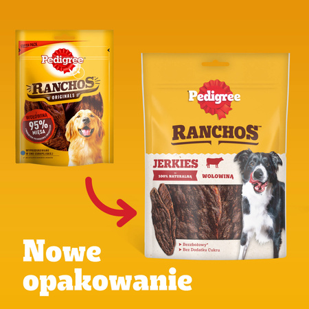 Pedigree Ranchos Jerkies z wołowiną 7x 70g