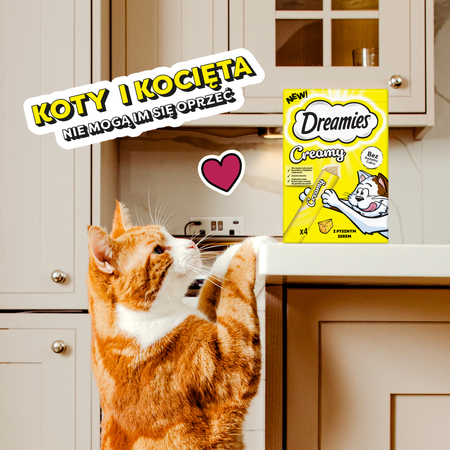 Dreamies Creamy z serem 4x 10g