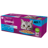 WHISKAS Adult saszetka 2x40x85g Mix Smaków 4 - mokra karma pełnoporcjowa dla dorosłych kotów
