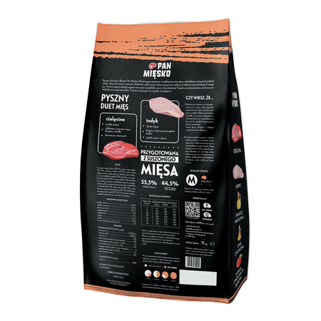 Pan Mięsko Cielęcina z indykiem M 9kg