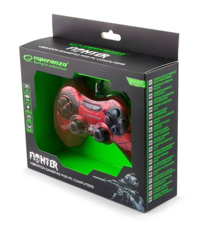 ESPERANZA GAMEPAD KONTROLER PC USB FIGHTER