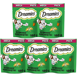 Dreamies przysmak dla kota z nutą kocimiętki 5x 180g