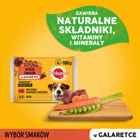 Pedigree Mix smaków w galaretce 4x 100g