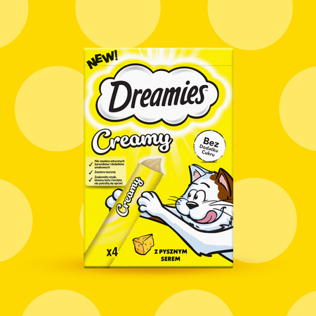 Dreamies Creamy z serem 4x 10g