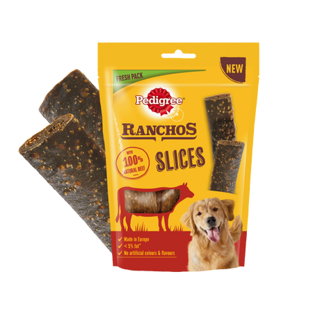 PEDIGREE Ranchos Slices 60g – przysmaki dla psa z wołowiną