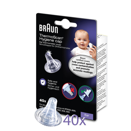 BRAUN LF40 KAPTURKI jednorazowe 40szt. THERMOSCAN