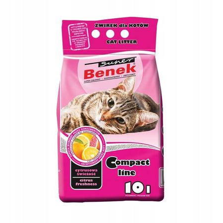 Super Benek Compact Cytrusowa świeżość 10L Active