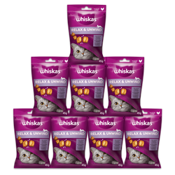 WHISKAS Relaks i Odprężenie 8x45 g - przysmak dla kota, z kurczakiem