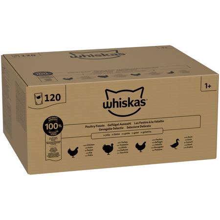 Whiskas Drobiowa Uczta w galaretce 120x 85g