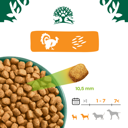 James Wellbeloved Adult 1,5 kg – sucha karma pełnoporcjowa dla dorosłych psów małych ras 6 miesięcy - 10 lat, bogata w indyka i ryż