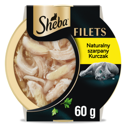 Sheba Filets z kurczakiem w sosie tacka 60g
