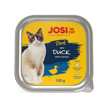 JosiCat Pasztet z kaczką 100g Alu
