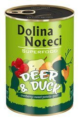 Dolina Noteci Superfood jeleń i kaczka 800g