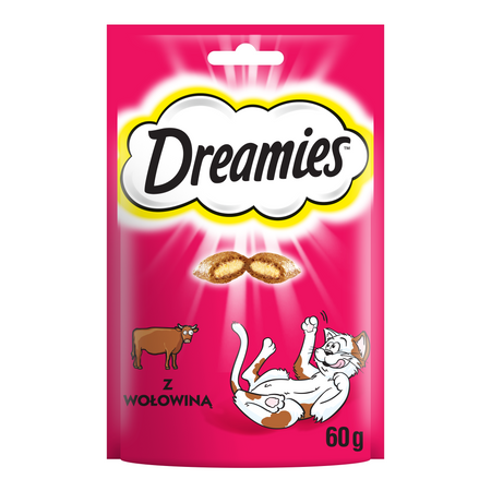 Dreamies z wołowiną przysmaki dla kota 6x 60g