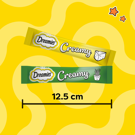 Dreamies Creamy z serem i z kocimiętką 12x 10g