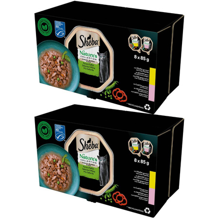 Sheba Nature's mix smaków w sosie 2x 8x 85g