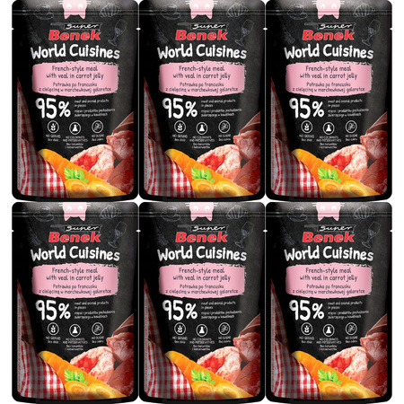 Super Benek World Cuisines cielęcina w galaretce 6x 100g