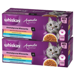 Whiskas Aromatyczna mieszanka w sosie 2x 40x 85g