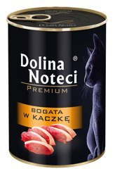 Dolina Noteci Premium dla kota bogata w kaczkę 400g