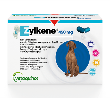 Vetoquinol Zylkene 450mg 10tab.