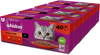 WHISKAS Adult saszetka 4x40x85 g Klasyczne Posiłki - mokra karma pełnoporcjowa dla dorosłych kotów, w sosie (kawałki z: wołowiną, kurczakiem, jagnięciną, drobiem)