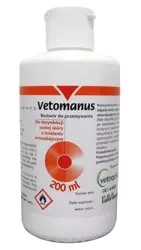 Vetoquinol Vetomanus roztwór do dezynfekcji skóry o działaniu wirusobójczym 200ml