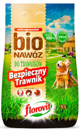 FLOROVIT EKO BIO NAWÓZ DO TRAWNIKÓW TRAWY 5L 4KG