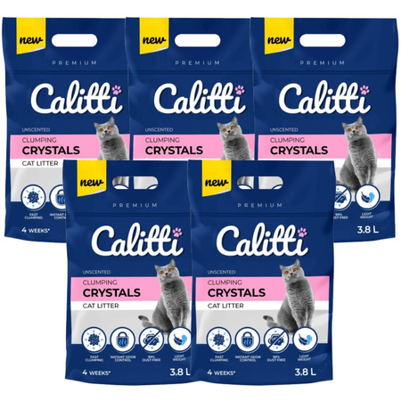 Calitti Clumping Crystals silikonowy 5x 3,8 L