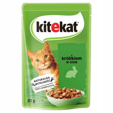 Kitekat królik w sosie 28x 85g
