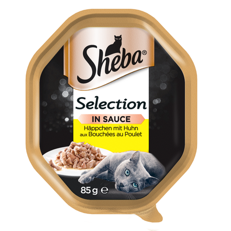 SHEBA® Selection Kurczak w sosie 22x 85g