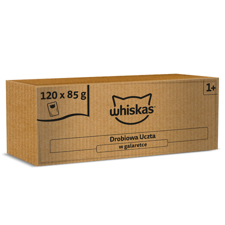 Whiskas Drobiowa Uczta w galaretce 120x 85g