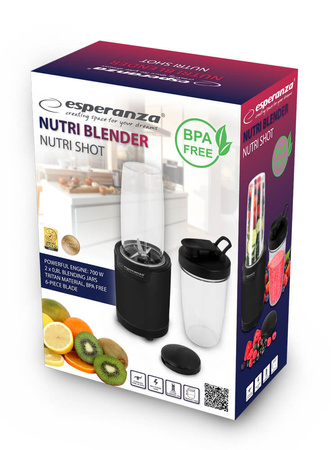 ESPERANZA KIELICHOWY NUTRI BLENDER NUTRI SHOT 6W1
