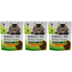 Perfect Fit Natural Vitality 1+ z Kurczakiem i Indykiem 3x 650g