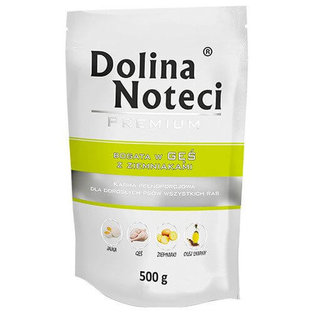 DNP Bogata w gęś z ziemniakami dla psa 500g