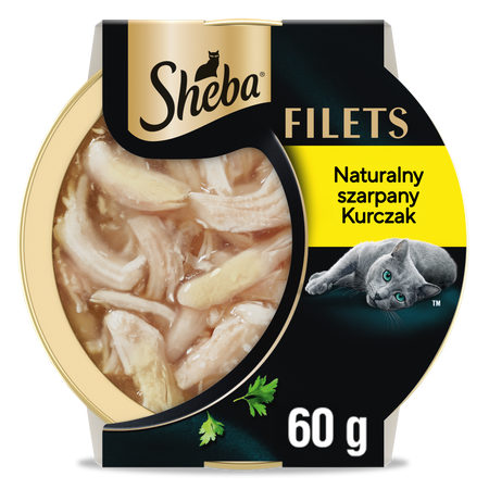 Sheba Filets z kurczakiem w sosie tacka 60g