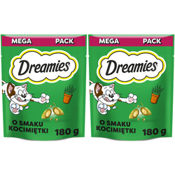 Dreamies przysmak dla kota z nutą kocimiętki 2x 180g