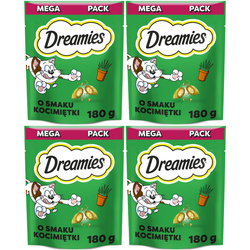 Dreamies przysmak dla kota z nutą kocimiętki 4x 180g