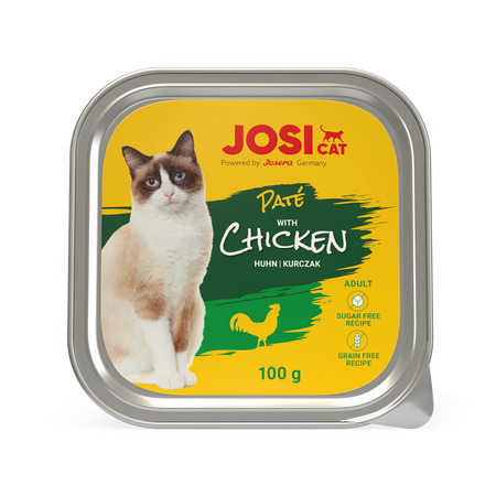 JosiCat Pasztet z kurczakiem 100g Alu