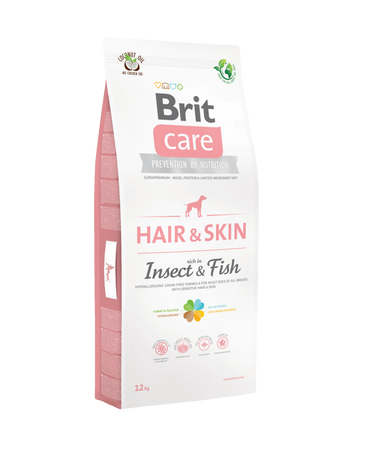 Brit Care Dog Hair & Skin Insect Fish 12kg